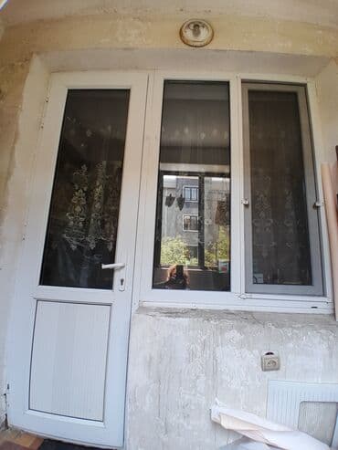 plastik qapi gence: Б/у Пластиковая дверь С замком, Без гарантии, Самовывоз — 1