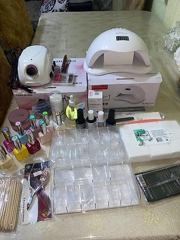 Manikür və gel-lak üçün tam set - SUN 5 Plus LED/UV lampa (taymer və