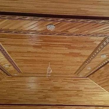 Taxta pilləkən və taxta üzlü tavan işləri – dizayn və quraşdırma - — 2