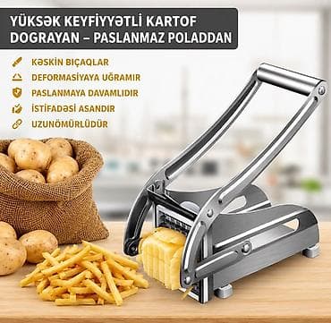 force acar desti: Paslanmayan poladdan kartof doğrayıcı – peşəkar səviyyədə fri və — 3
