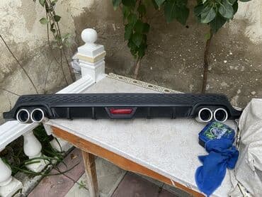 avtomobil qızdırıcı: Arxa bamper difuzoru – ikitərəfli dörd çıxışlı dekorativ egzoz uçları — 3