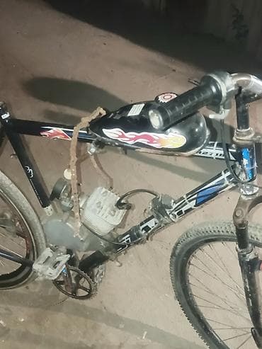 muhərrik velosiped: Motorlu velosiped – benzin mühərrikli konversiya - Şassi: dağ — 4