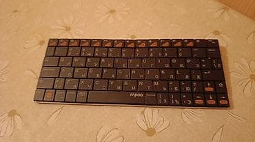 hp mini: Rapoo simsiz mini klaviatura - Kompakt, tam ölçülü düymə sıralı, ox — 1