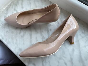 детские кожаные туфли: Туфли, Размер: 36, цвет - Бежевый, Новый — 2