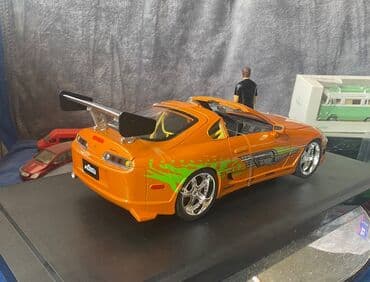 metbex tavan modelleri: Коллекционная модель Toyota Supra A80 Orange 1995 Jada Toys Art — 15