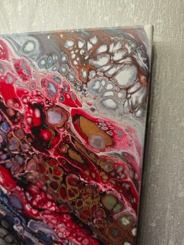 heve cuve: Müasir incəsənət həvəskarları üçün abstrakt üslubda rəsm əsəri. Bu — 12