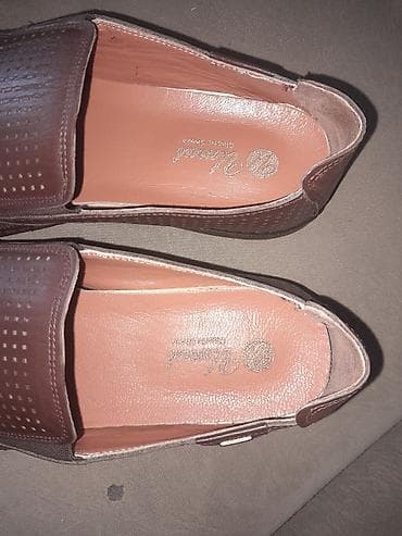 ayaqqabı kişi ücün: Kişi slip-on ayaqqabısı - Rəng: qəhvəyi - Model: slip-on (bağsız) — 6