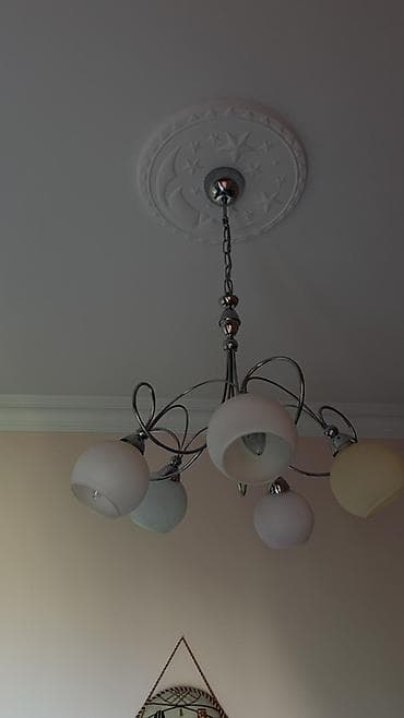 uvb lampa: Люстра, 5 ламп, Металл — 1