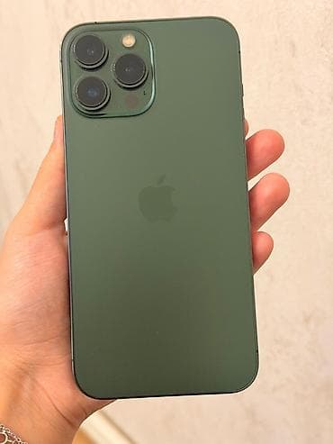 samsung ucuz telefon: IPhone 13 Pro Max, 256 GB, Alpine Green, Simsiz şarj, Face ID — 1
