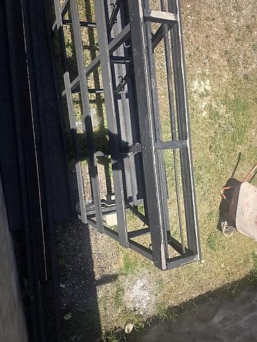 corek vitrini: Şüşə və vitraj panellərin daşınması üçün metal “A-Frame” stend - — 7