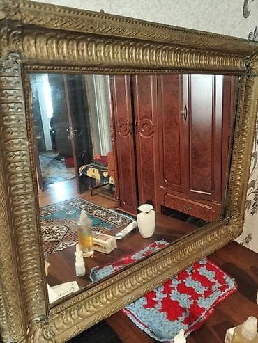 Güzgü Divar üçün, Düzbucaqlı, Dekorativ, Naxışlı