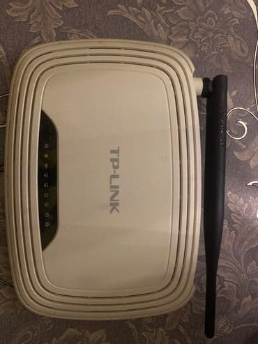 Modemlər və şəbəkə avadanlıqları: TP-Link modem 📌Model No.: TL-WR740N. 📌V.: 4.27. 📌Qutusuzdur ! 📌Adapter — 2