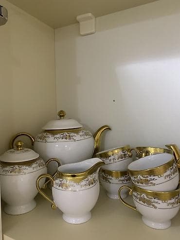 versace servis: Çay dəsti, rəng - Yaşıl, Şüşə — 2