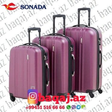 женские чемоданы из поликарбоната: Çemodan Sonada — 1