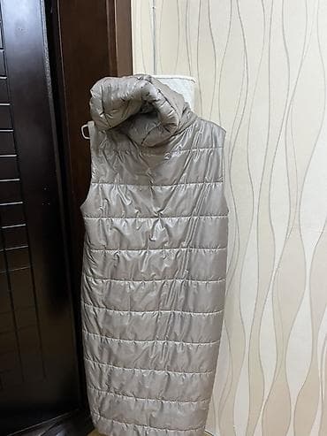 Qadınlar üçün uzun, yastı tikişli şişmə jilet. - Rəng — 2