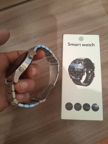 mx7 smartwatch: Smart saat, Smart, Sensor ekran, rəng - Gümüşü — 2