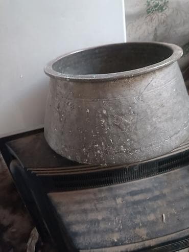 manqal şişi: Qazan, rəng - Boz, Mis, 5 l, 34 sm — 3