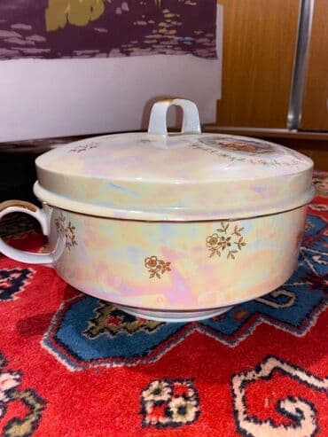 Çaydanlar və qəhvədanlar: Sup qabları, 1 əd, rəng - Ağ, Farfor, Çexiya — 2