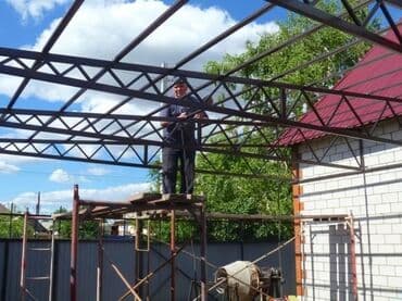 Профнастил: Metal konstruksiyalı avtomobil damı çərçivəsi, nəqliyyat vasitələrini — 5
