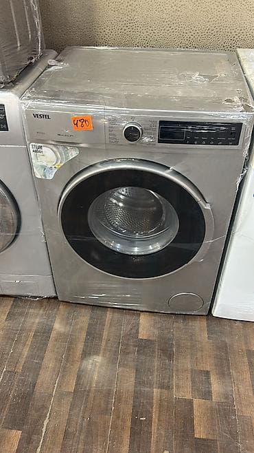 Vestel önyükləməli paltaryuyan maşın - Rəng: boz/metalik - Ön paneldə