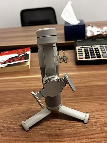 mini mikrofon: DJI OM seriyası smartfon stabilizatoru (gimbal) – qatlanan dizayn — 2