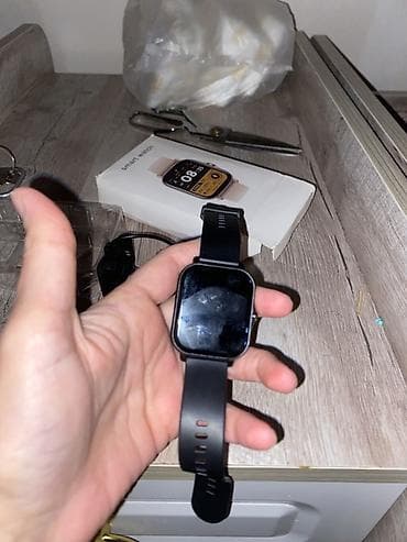 sensor saatlar: Yeni, Smart saat, Smart, Sensor ekran, rəng - Qara — 4