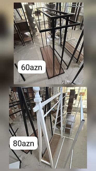 Paltar asmaq ucun asilqan yenidi satilir her birinin qiymeti uzerinde