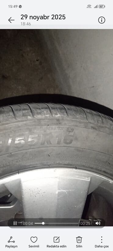 teker temiri: İşlənmiş Disk təkər Mercedes-Benz 215 / 55 / R 16, 5 Boltlu — 5