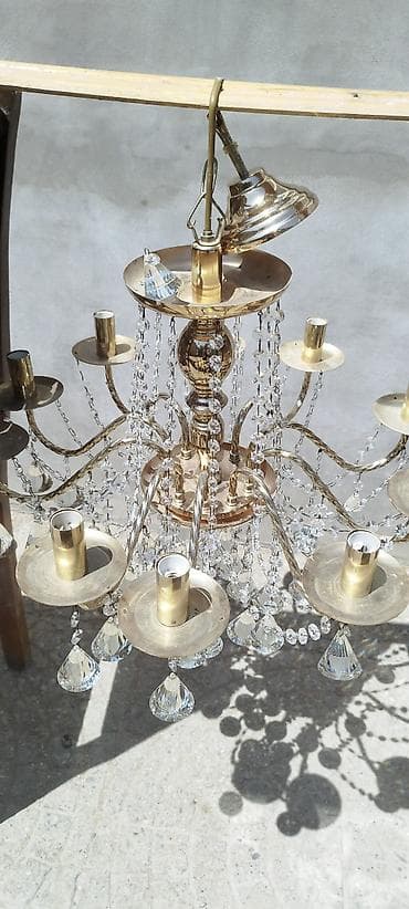 Çılçıraq, 8 lampa, Metal