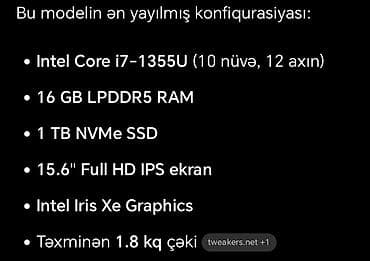 Acer Aspire, 15.6 ", Intel Core i7, 1 TB lalafo.az -da Acer Aspire, 15.6 ", Intel Core i7, 1 TB