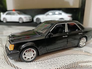 cd disk: Mercedes-Benz W124 AMG ölçülü model avtomobil – 1:28 - Korpus: metal — 4