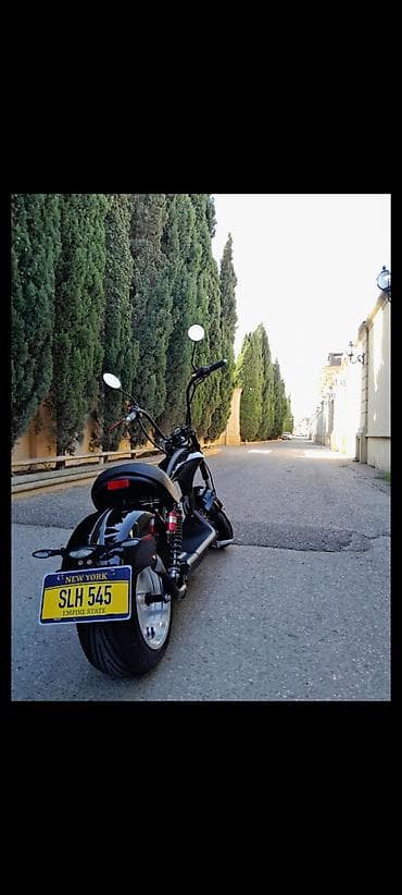 Elektrik skuter – chopper tərzində şəhər içi rahat gediş üçün