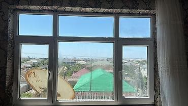 pano: Plastik pəncərə bloku 2.10-2.00 - Material: PVC profil, ağ rəng - — 1