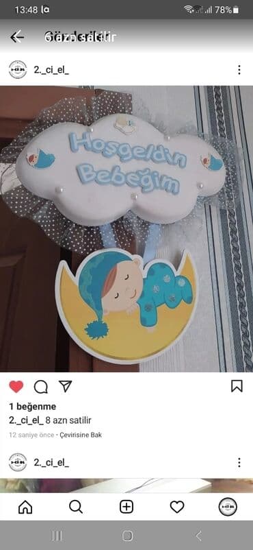 uşaq belekleri instagram: Teze kimidi defekti yoxdu baha alinib 5 azn satilir — 1