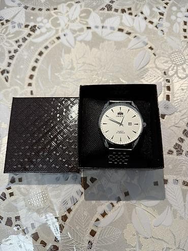 elektrik saat: Qol saatı, Orient, rəng - Gümüşü — 2