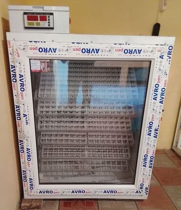 инкубаторы в бишкеке bigfarm.kg бишкек: Sənaye tipli damazlıq inkubator komplekti Xüsusiyyətlər: - Şüşə — 1