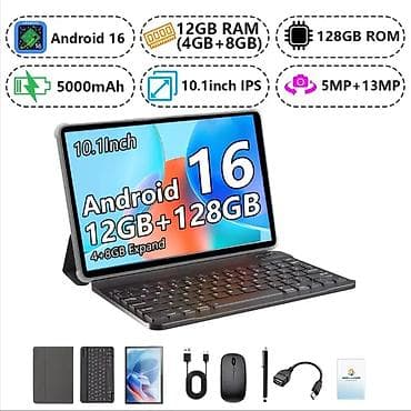 samsung tab 10 1: 📱 Planşet 10.1" Android 16 – 12GB RAM / 128GB | Tam Komplekt 💥 — 4