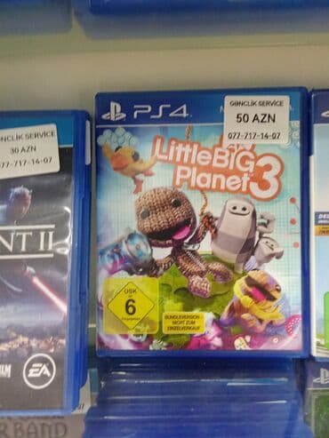 oyun rol seti: PlayStation 4 üçün "LittleBigPlanet 3" oyunu. Bu, platforma janrında — 1