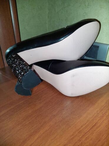 qara mokasinlər: Tuflilər, Ölçü: 39, rəng - Qara, Yeni — 3