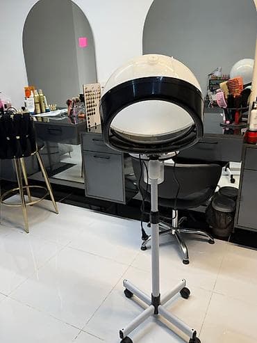 dirnaq aparati: Salon üçün stasionar baş qurutma aparatı - Kubu tarzlı, böyük ölçülü — 2
