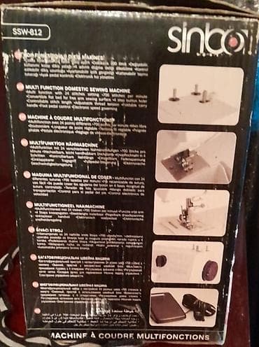 Elektronika: Sinbo SSW-812 çoxfunksiyalı məişət tikiş maşını Xüsusiyyətlər: - 24 — 2
