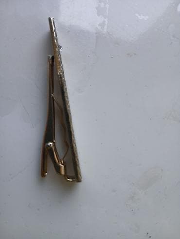 zergerlik: Qızılı rəngdə qalstuk iynəsi/klipi – 2 ədəd dəst - Material: metal — 2