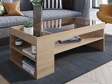 Düz masa, Açılmayan, Təkərsiz, Şüşə, Zəmanətsiz