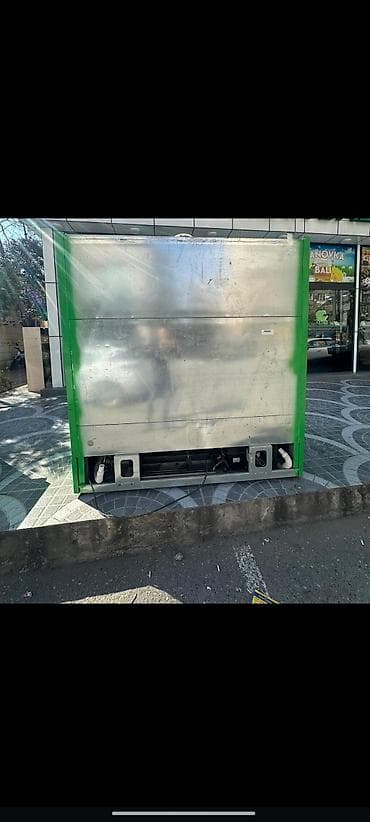 setka vitrin: Mağaza üçün açıq tipli soyuducu vitrin - Rəng: Yaşıl karkas, ön — 2