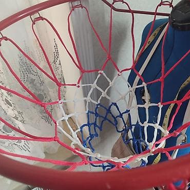 Velosiped ehtiyyat hissələri: Basketbol səbəti və toru - Standart ölçülü metal halqa – möhkəm — 3