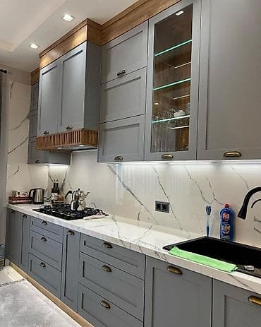 Sifarişlə ev mebeli: Metbexmebeli bu modeli sifaris edebilersiniz.20 gune tehvil — 2