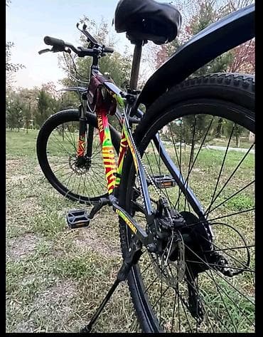 İdman velosipedləri: MTB tipli velosiped - Çərçivə: yüngül alaşımlı MTB çərçivə, parlaq — 4