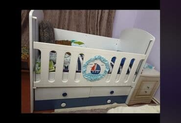 Oğlan və qız üçün, İşlənmiş, Dördbucaq, Beşik, Dəst ilə, Matras ilə, Yellənmə mexanizm ilə