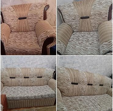 kunc divanl: Təcili satılır! Divan və 2 kreslo satılır. Evə böyük olduğu üçün çox — 1