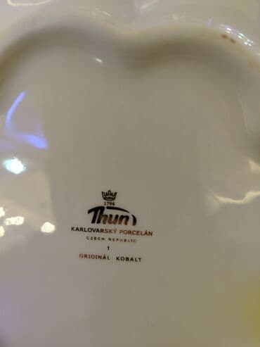 meyvəli tortlar: Tort və şiriniyyat qabı, rəng - Ağ, Farfor, Çexiya — 3